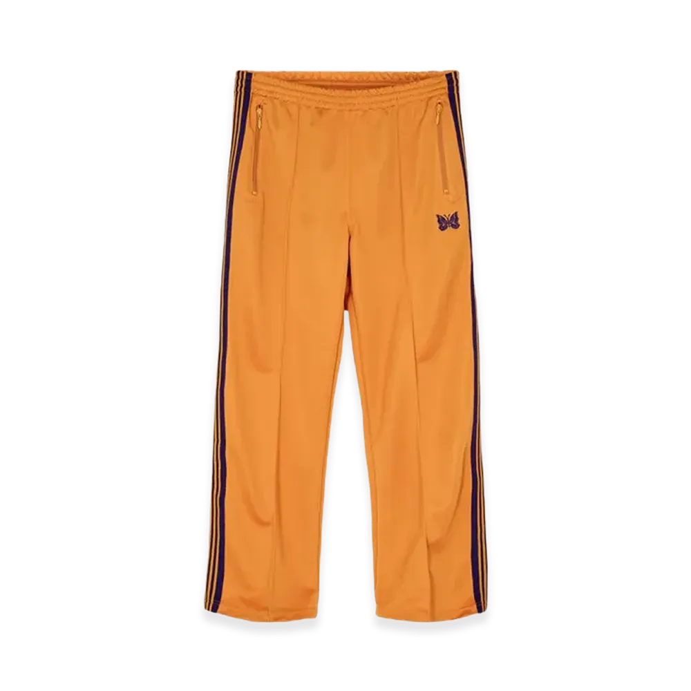 NEEDLES Straight Track Pants Poly Smooth "Yellow Gold"
