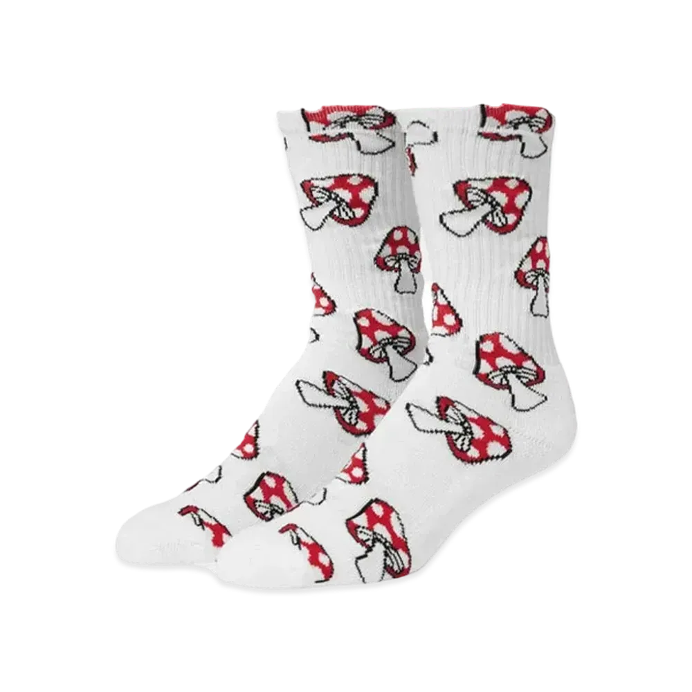 HUF Shrooms Socks "White"
