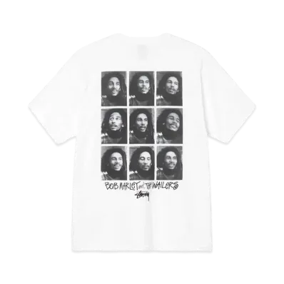 Stussy BOB FRAMES TEE "White"