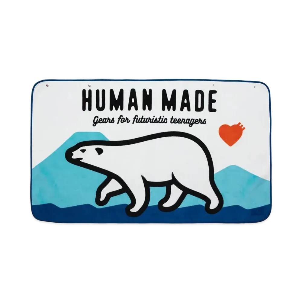 HUMAN MADE FLEECE BLANKET "Navy"