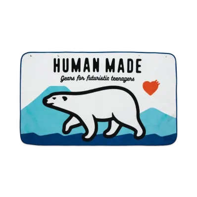 HUMAN MADE FLEECE BLANKET "Navy"