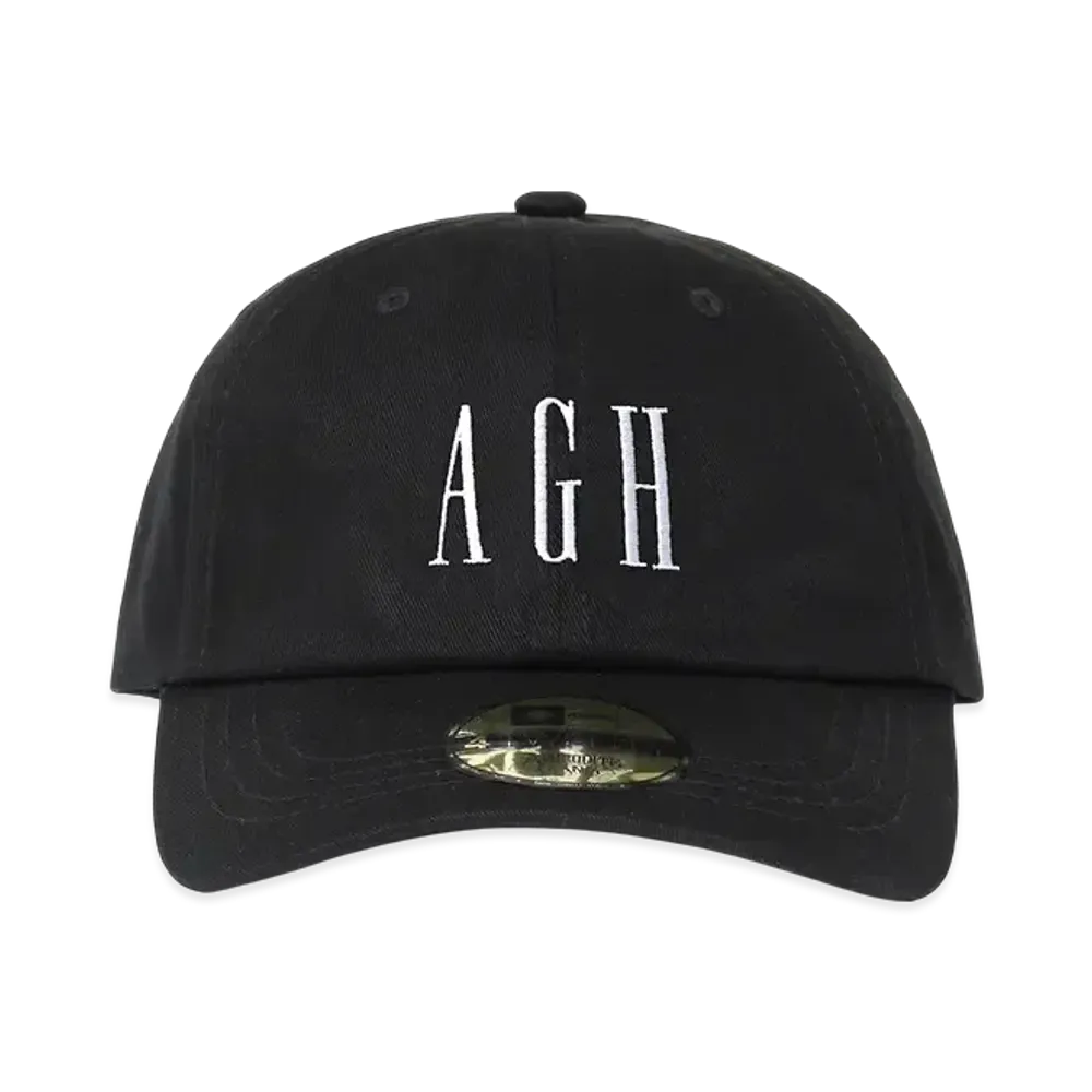 APHRODITEGANG AGH Logo Embroidery 6 Panel Cap "Black"