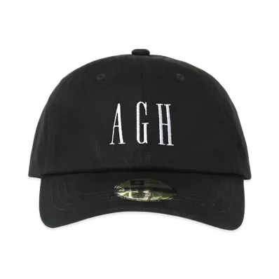 APHRODITEGANG AGH Logo Embroidery 6 Panel Cap "Black"