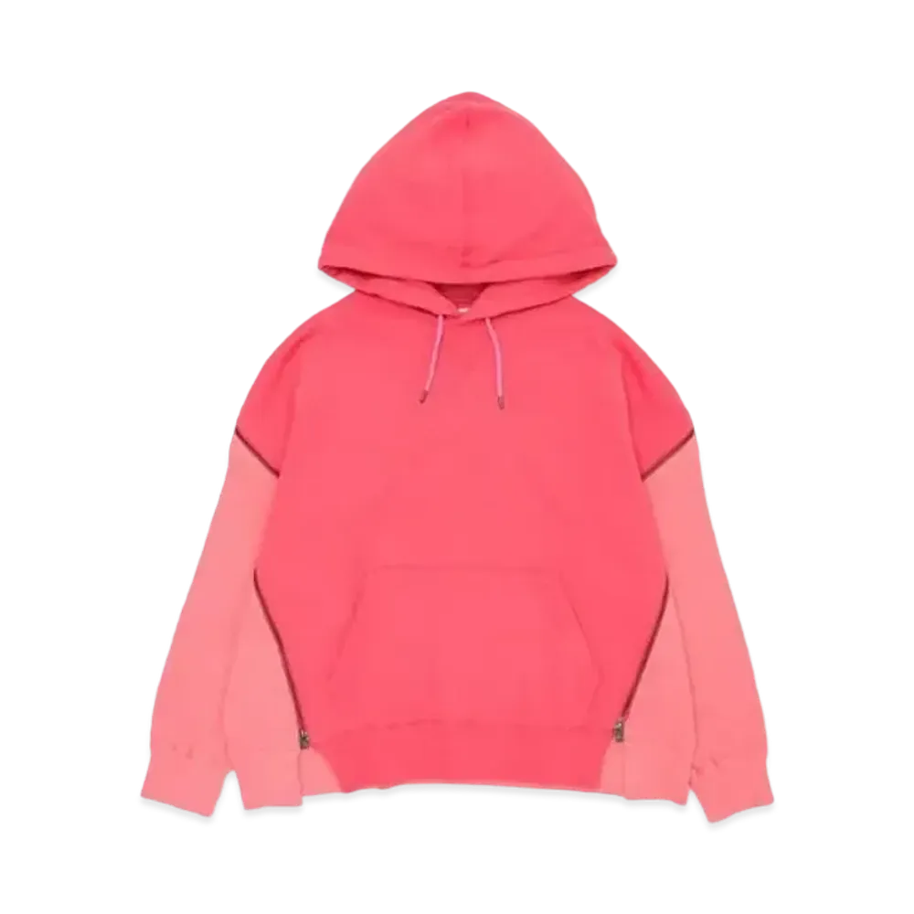 FACETASM Waffle Knit Zip Hoodie "Pink"