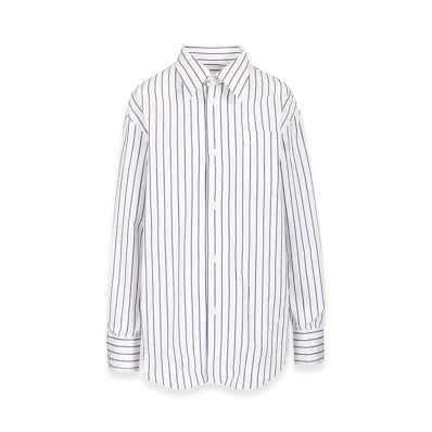 AMI PARIS Wide Striped Shirt "White"