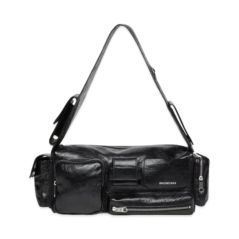 BALENCIAGA Superbusy Small Sling Bag "Black"