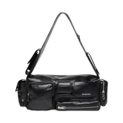 BALENCIAGA Superbusy Small Sling Bag "Black"