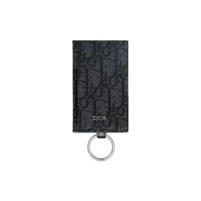 Dior Key Case Ofleak Print "Black"