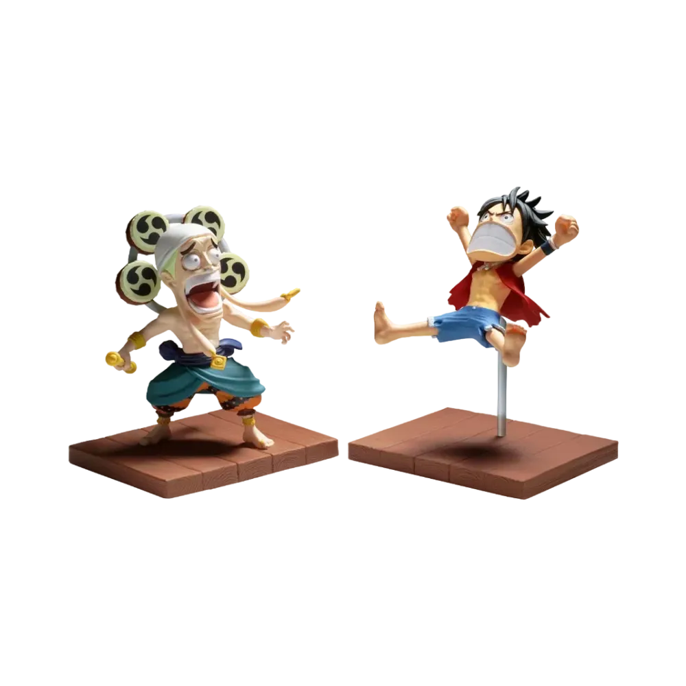 BANPRESTO "World Coletable Figure Log Stories" -ONE PIECE- Monkey D. Luffy & Enel