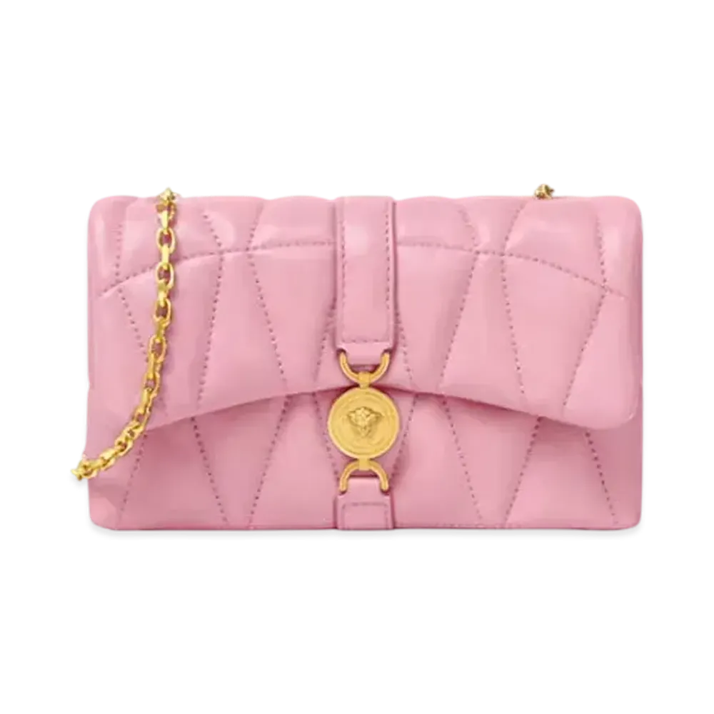 Versace Kleio Quilted Mini Bag "Pink"