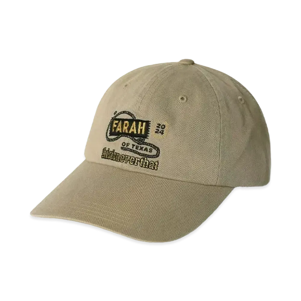 thisisneverthat x FARAH Chino Cap "Beige"