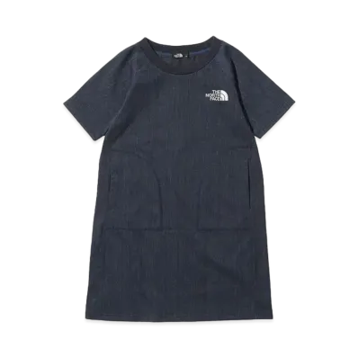 The North Face Girl's Stretch Denim Mountain Onepiece Kids "Indigo"
