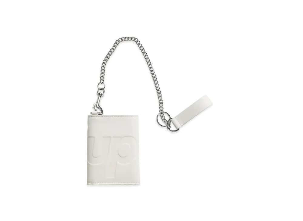 小物 Supreme Leather Chain Wallet (26SS)White Supreme Leather Chain Wallet (26SS) 