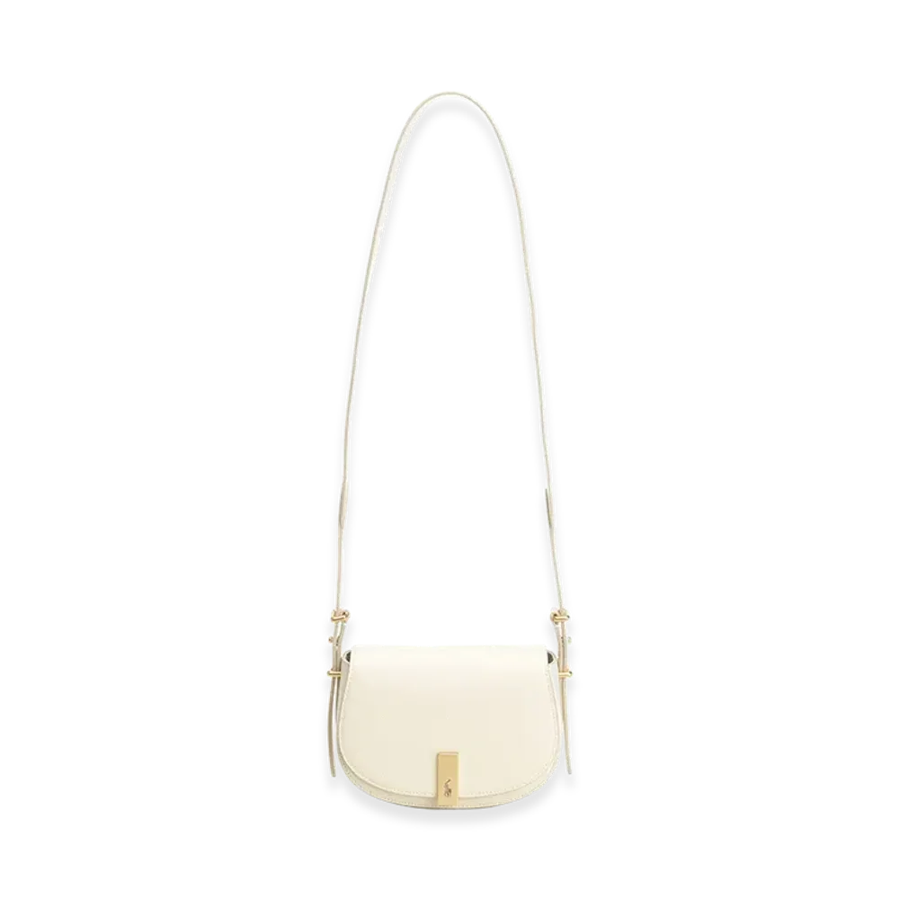 Polo Ralph Lauren Women's "Saddle" Bag "White"