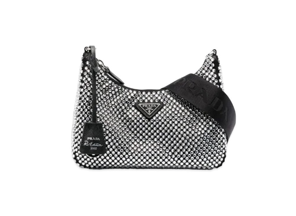 PRADA Prada Re-Edition 2005 Satin Bag "White"