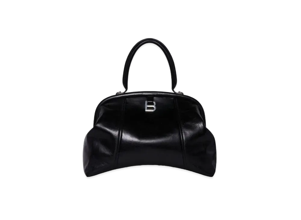 BALENCIAGA Editor Large Bag In Paper Calfskin "Black"