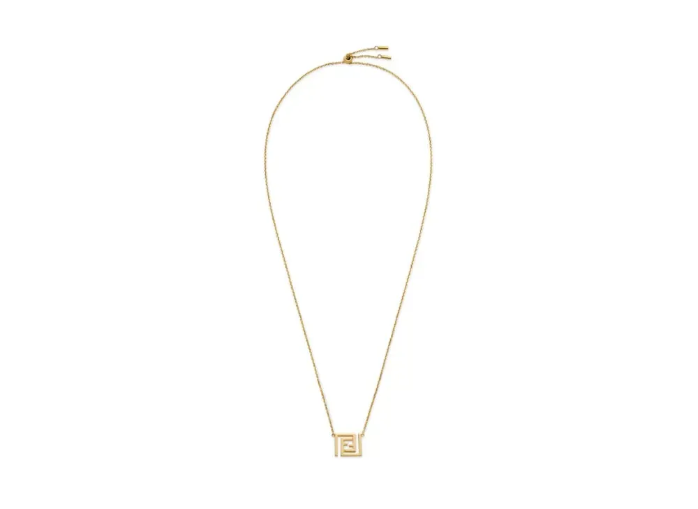 FENDI x Versace Fendace Gold-Colored Necklace "Gold"