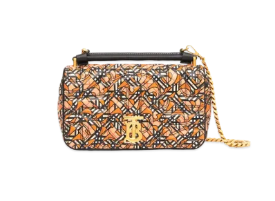 Burberry Small Monogram Print Quilting Lambskin Lola Bag "Multicolor"