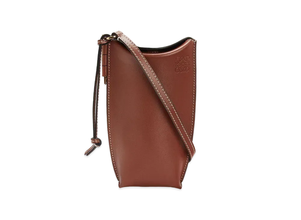 LOEWE Gate Pocket In Soft Calfskin "Rust Color"