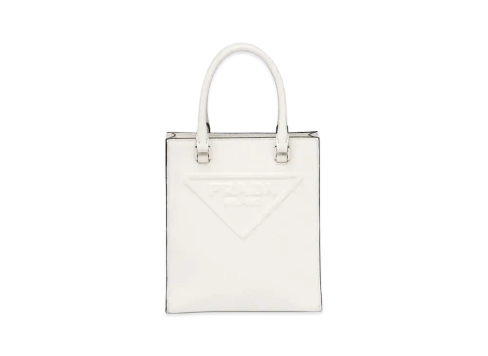 PRADA Leather Handbag "White"
