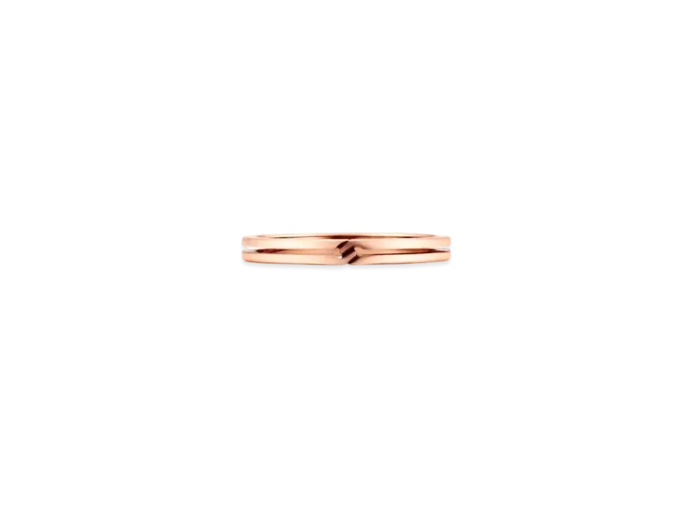 GUCCI Gucci Infinity Rose Gold Ring "Pink"