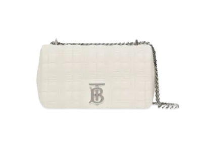 Burberry Small Quilting Lambskin Lola Bag "Pale Vanilla"