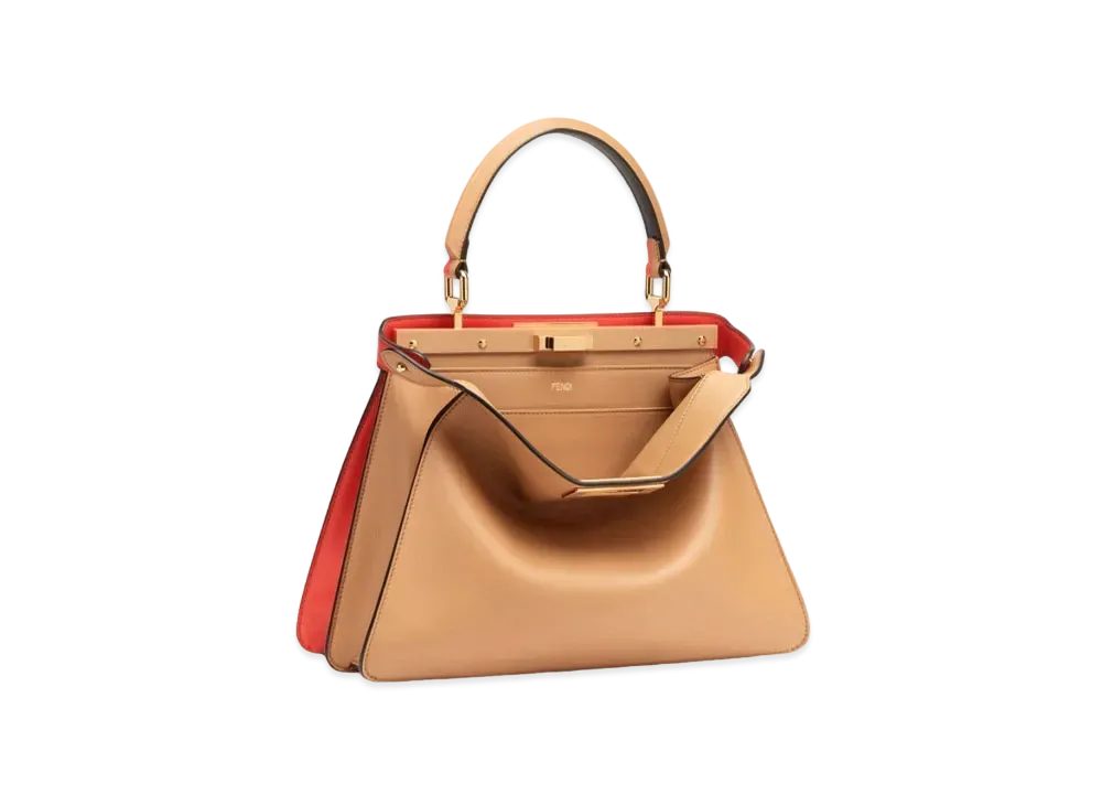 FENDI Peekaboo I See U Midiam & Leather Bag "Multicolor"