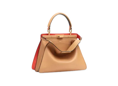FENDI Peekaboo I See U Midiam & Leather Bag "Multicolor"