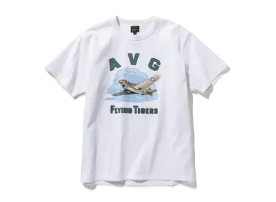 THE REAL McCOY'S MILITARY TEE / AVG H81-A2 "White"