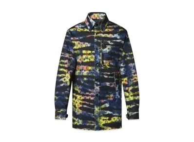 Louis Vuitton Printed Monogram Tie-Dye Denim Shirt