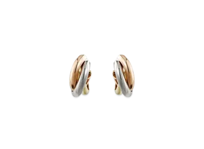 Cartier Trinity Earrings "White Gold/Yellow Gold/Pink Gold"