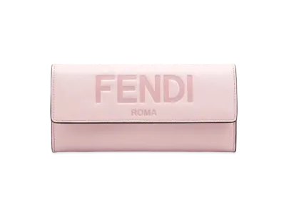 FENDI Continental Purse Leather "Pink"