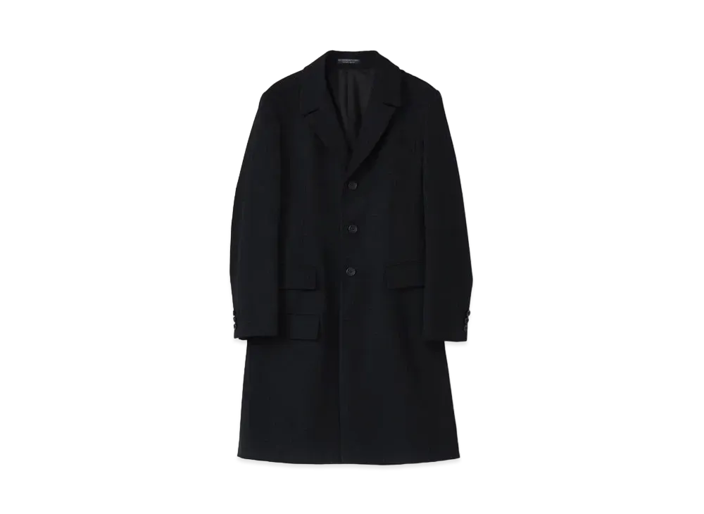 Yohji Yamamoto Pour Homme REGULATION ARMY GABARDINE DOCTOR JACKET "Black"