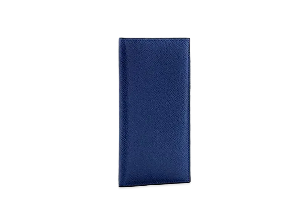 Valextra Vertical 12 Card "Royal Blue"