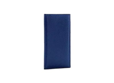 Valextra Vertical 12 Card "Royal Blue"