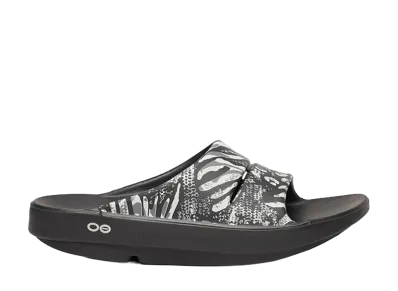 OOFOS OOahh Limited "Black Combo Camo"