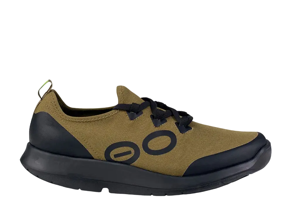 OOFOS OOmg Sport Lace "Black/Tactical Green"