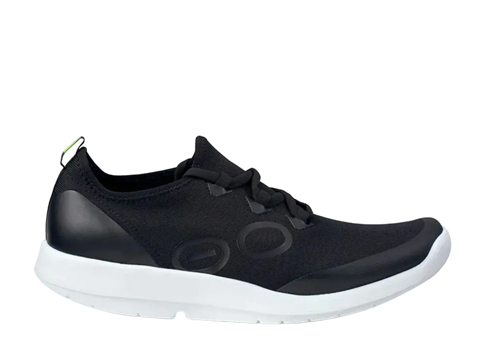 OOFOS OOmg Sport Lace "White/Black"