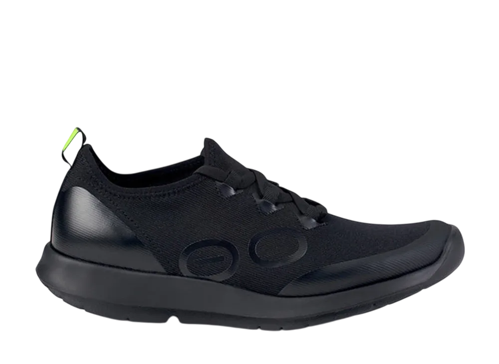 OOFOS OOmg Sport Lace "Black/Black"