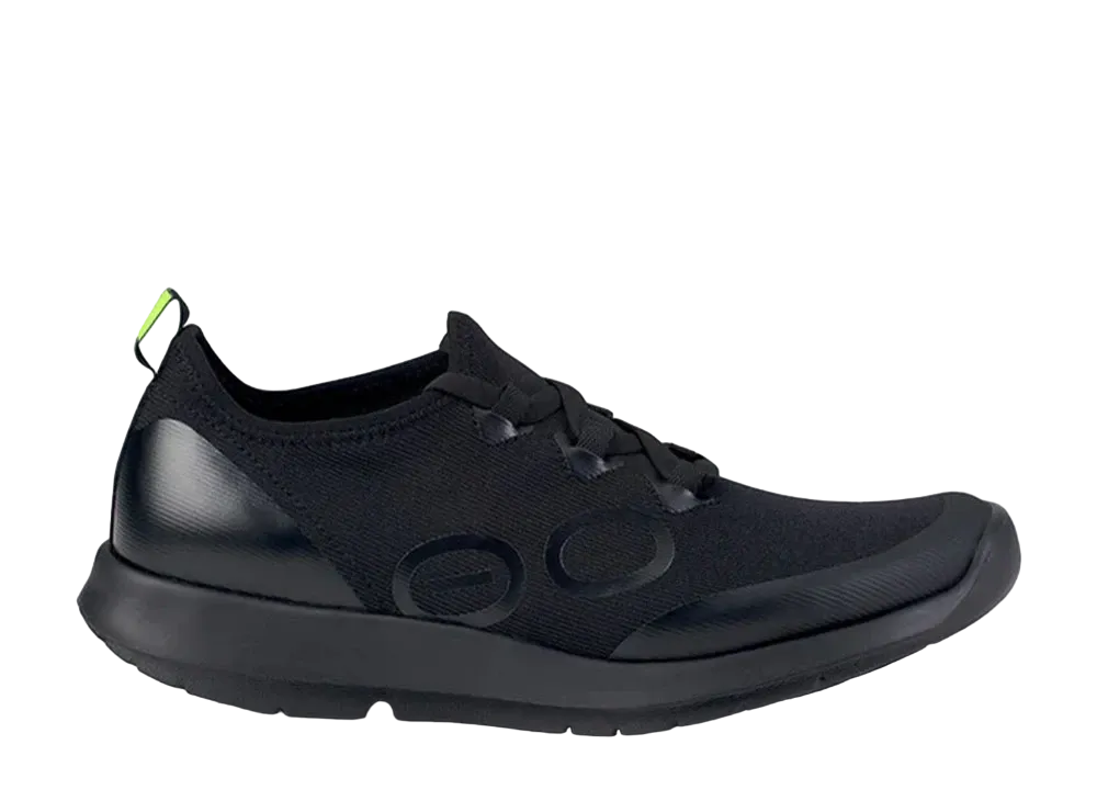 OOFOS OOmg Sport Lace "Black/Black"