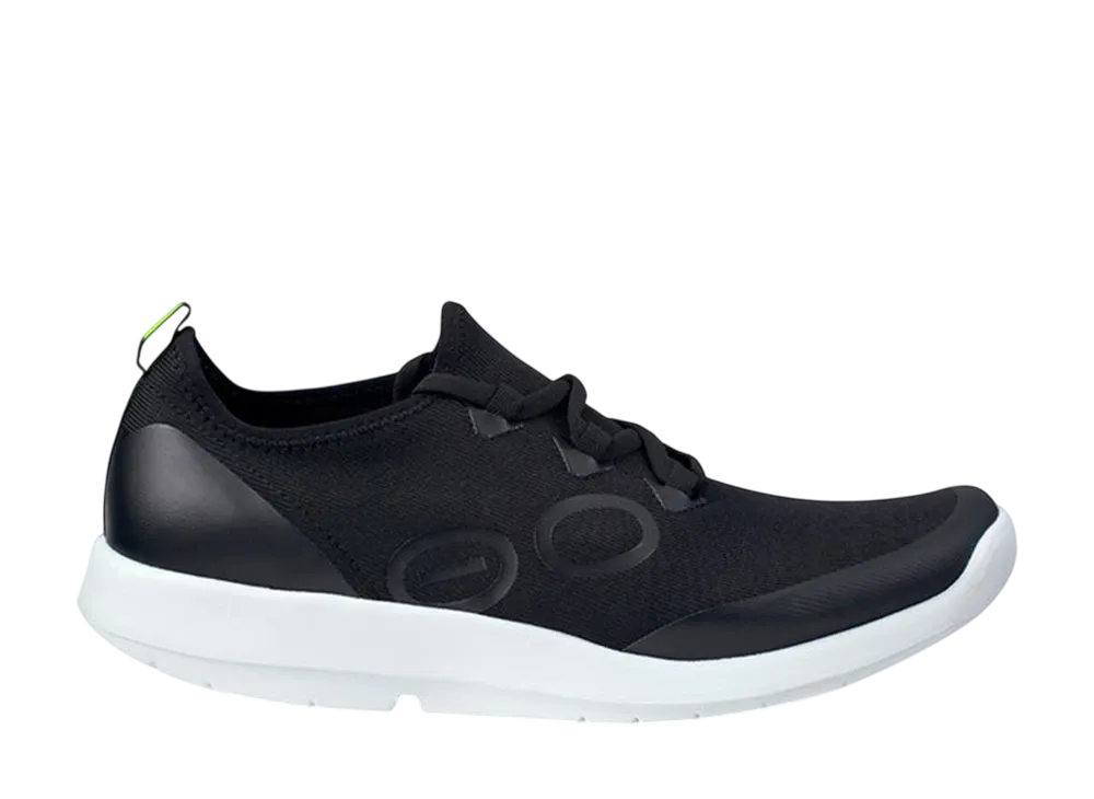 OOFOS OOmg Sport Lace "White/Black"