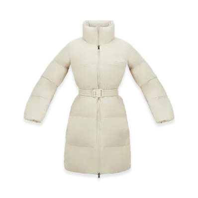 The North Face Nuptse Belted RDS Down Coat - 24FW (W) "Sand Shell"
