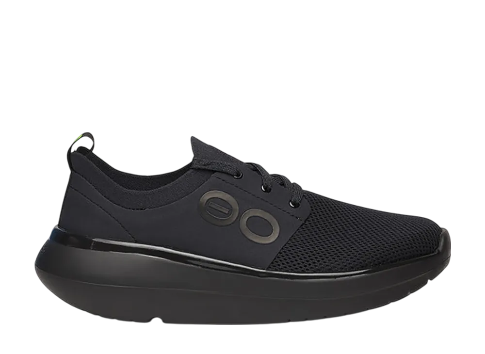 OOFOS Women's OOmy Stride "Black/Black"
