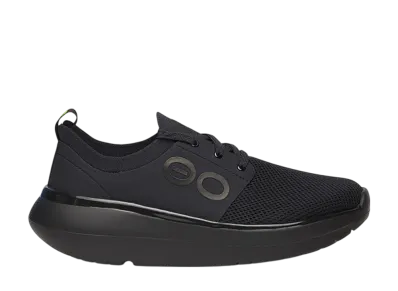 OOFOS Women's OOmy Stride "Black/Black"