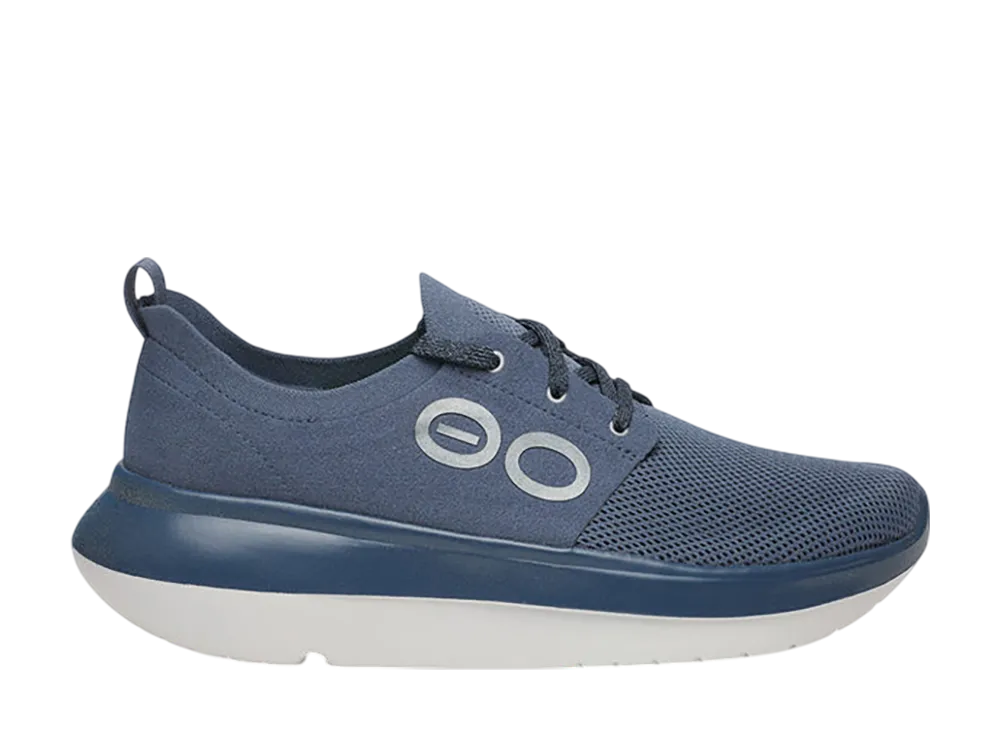 OOFOS OOmy Stride "White/Moroccan Blue"