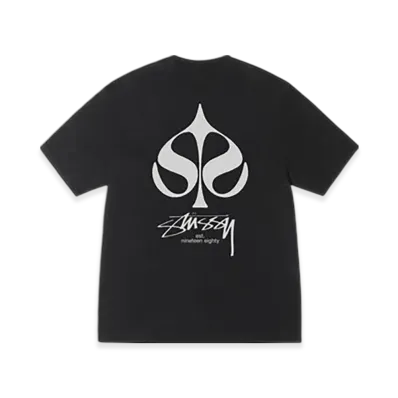 Stussy Spade Tee Pigment Dyed "Black"