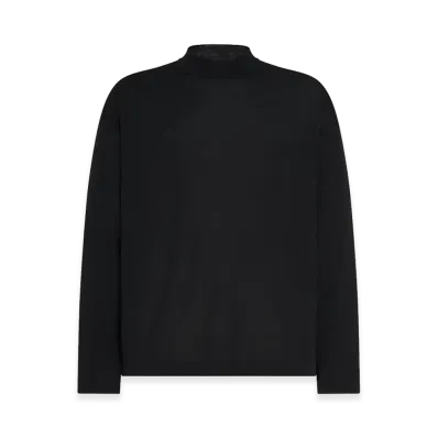 The Row Delsie Wool Mock Neck "Black"