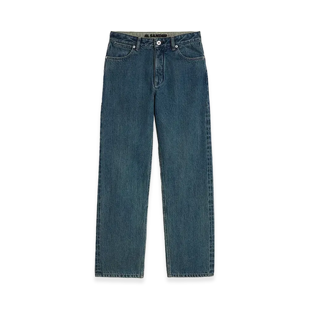 Jil Sander Women's Slim Twist Jeans "Blue"