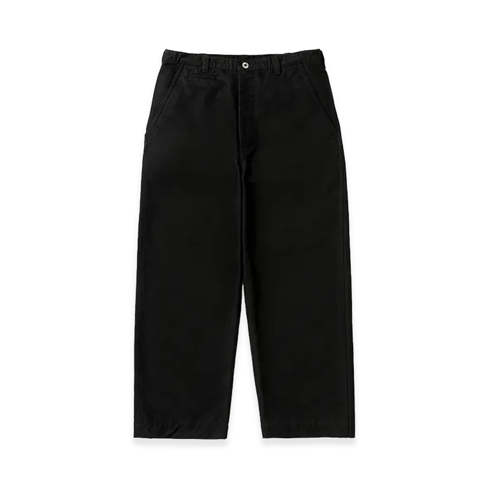 A.PRESSE Vintage Motorcycle Pants "Black"