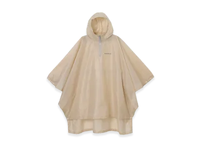 mont-bell Kid's Trekking Rain Poncho 135-165 "Ivory"